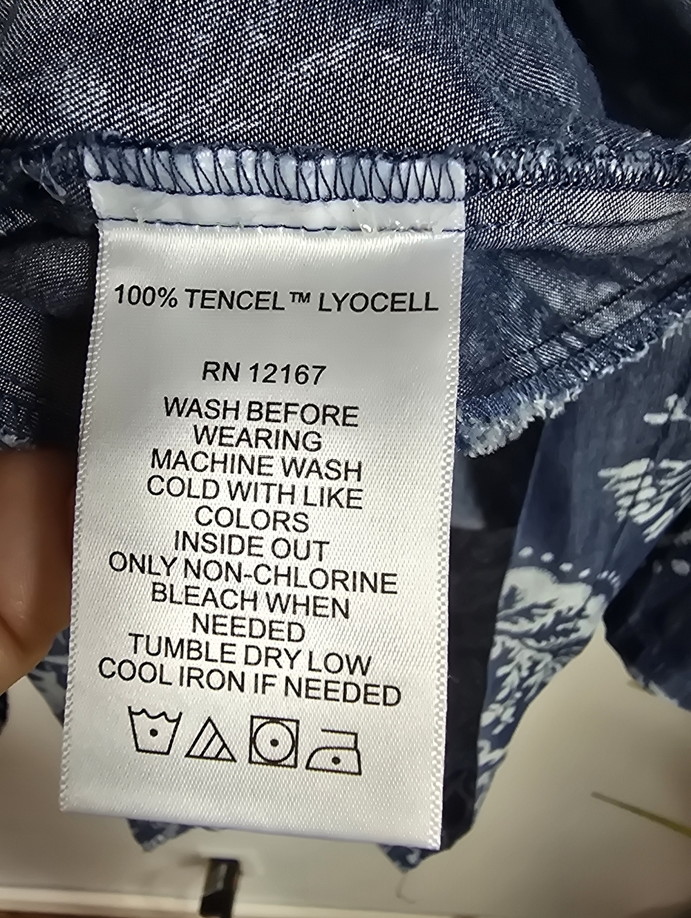 Laurie Felt NEW Penny Lane Paisley Chambray Lightweight Jacket Topper SZ Large - Picture 10 of 12